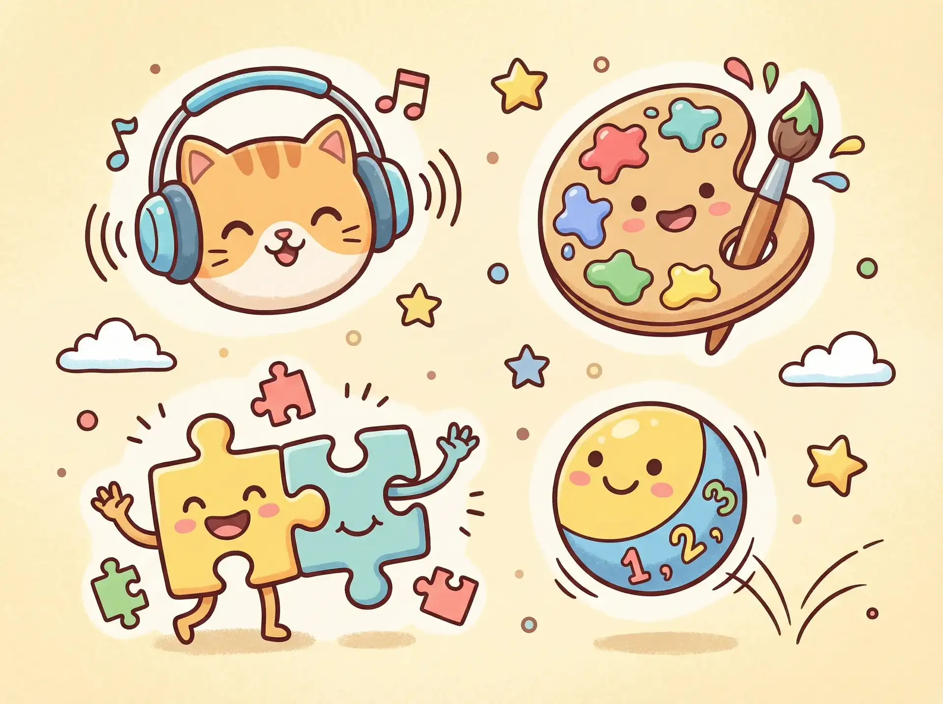 小朋友的手工作品 - 天龙影视 益智创作